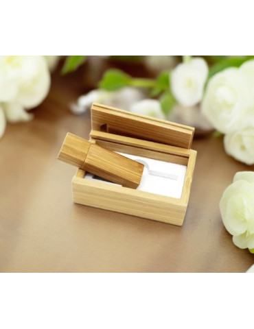 64Gb Wooden USB Flash Drive - Carbonized