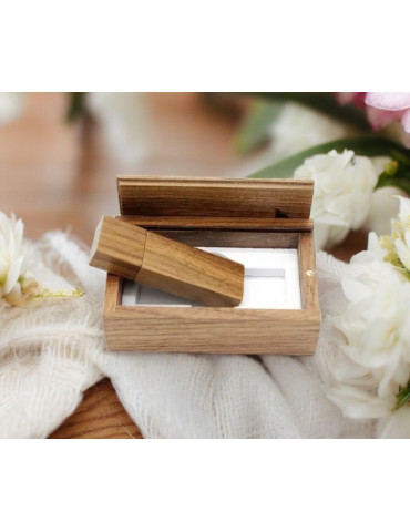 64Gb Wooden USB Flash Drive - Walnut